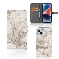 iPhone 15 Plus | Bookcase | Marmer Beige