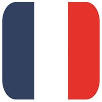 45x Onderzetters voor glazen met Franse vlag   -
