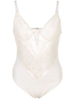 Fleur Du Mal body Gardenia en dentelle - Blanc