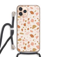 Terrazzo N°18: iPhone 11 Pro Transparant Hoesje met koord