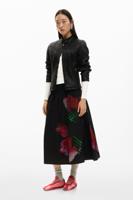 Pixelige midirok - BLACK - S