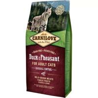 CARNILOVE Duck & Pheasant Hairball Control - droog kattenvoer - 6kg