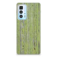 Motorola Edge 20 Pro | Bumper Hoesje | Green Wood