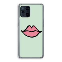 Kusje: Oppo Find X3 Pro Transparant Hoesje