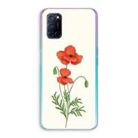 Red poppy: Oppo A92 Transparant Hoesje