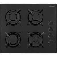 Gaskookplaat - DAEWOO - 4 branders - 60 cm - BH6GKR40BNL - Zwart
