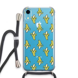 Bananas: iPhone XR Transparant Hoesje met koord