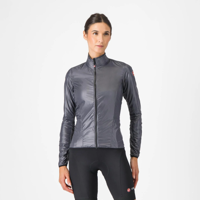 Castelli Aria shell fietsjack lange mouw dark grey dames M