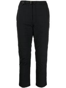 Snow Peak pantalon droit à design matelassé - Noir