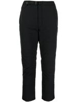 Snow Peak pantalon droit à design matelassé - Noir