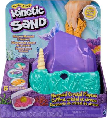 Kinetic Sand Mermaid Crystal Playset