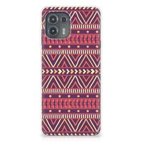 Motorola Edge 20 Lite TPU bumper Aztec Paars - thumbnail