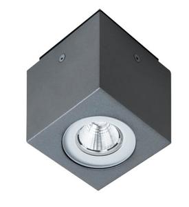 Franssen Led plafondspotPlound 15w - 3000K - 10cm antraciet - 321225-25