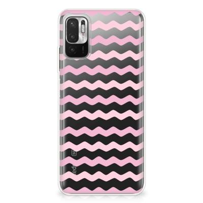 Xiaomi Redmi Note 10/10T 5G | Poco M3 Pro | TPU bumper | Waves Roze