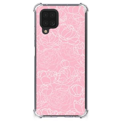 Samsung Galaxy A12 Case White Flowers Samsung Galaxy A12 Case White Flowers