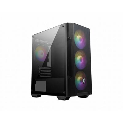 ATX Semi-toren BehuizingMSI MAG FORGE M100A Wit Zwart Multicolour