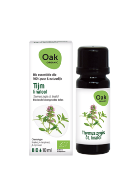 Oak Organic Olie Essential Oils Gele Tijm 10ml Oak Organic Olie Essential Oils Gele Tijm 10ml