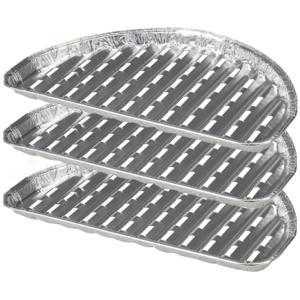 BBQ Collection barbecue grillschalen - Set van 12x stuks - 33 x 19 cm - Vlees grillen - BBQ rooster