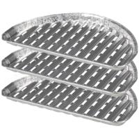 BBQ Collection barbecue grillschalen - Set van 12x stuks - 33 x 19 cm - Vlees grillen - BBQ rooster