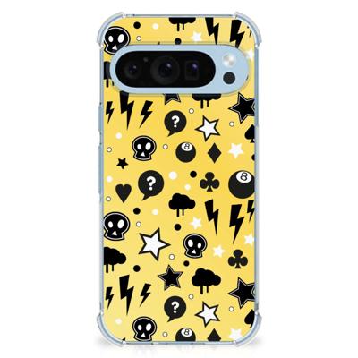 Extreme Case Google Pixel 9 | 9 Pro Punk Geel Extreme Case Google Pixel 9 | 9 Pro Punk Geel