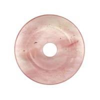 Darice • donut bead 40mm strawberry quartz