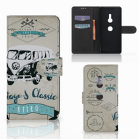 Sony Xperia XZ3 Telefoonhoesje met foto Retro VW Bus - thumbnail