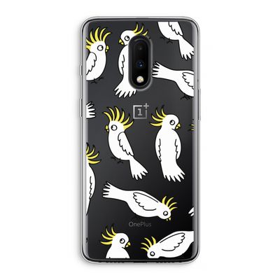 Papegaai: OnePlus 7 Transparant Hoesje