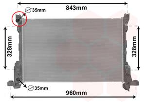 Van Wezel Radiateur 43002623