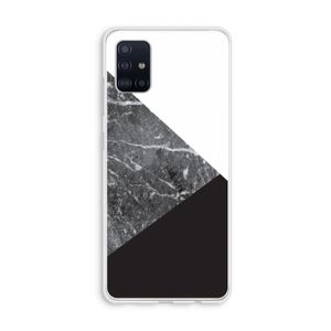Combinatie marmer: Galaxy A51 4G Transparant Hoesje