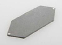 Mounting plate, receiver (grey)