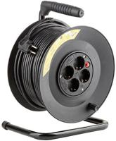 Enzo Technik kabelhaspel h05 3x1,5qmm 50m zwart - 1167274