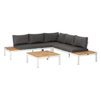 Exotan La Vida Loungeset - Teak/Wit