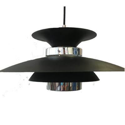 Potenza zwart-zilver hanglamp