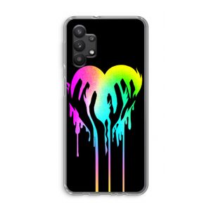 Hold My Heart: Samsung Galaxy A32 5G Transparant Hoesje