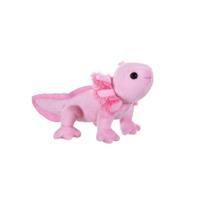Wild Republic Axolotl Knuffel - salamander - pluche - roze - 13 cm - dierenknuffel