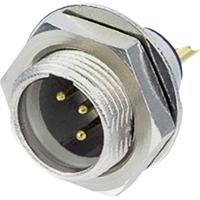 Rean AV RT4MPR Miniatuur-XLR-connector Stekker, inbouw verticaal Aantal polen: 4 Zilver 1 stuk(s) - thumbnail