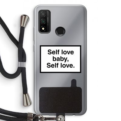Self love: Huawei P Smart (2020) Transparant Hoesje met koord