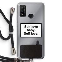 Self love: Huawei P Smart (2020) Transparant Hoesje met koord