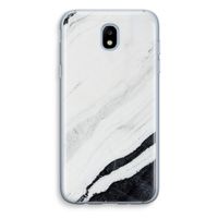 Elegante marmer: Samsung Galaxy J5 (2017) Transparant Hoesje