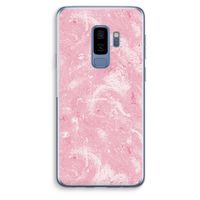 Abstract Painting Pink: Samsung Galaxy S9 Plus Transparant Hoesje