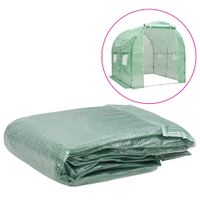 VidaXL Kashoes vervangend (4 m²) 200x200x200 cm groen