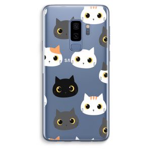 Katten: Samsung Galaxy S9 Plus Transparant Hoesje