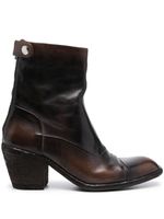 Officine Creative bottes en cuir Sydne 70 mm - Marron