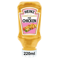 2e halve prijs | Heinz Curry Mango Saus voor Kip 220ml Aanbieding bij Jumbo