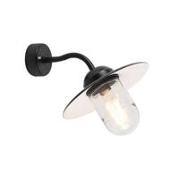 QAZQA Buitenwandlamp zwart IP44 - Munich - thumbnail