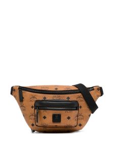 MCM mini sac banane Fursten - Marron