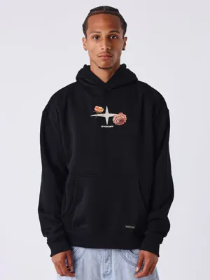 Project X Paris Gothic Roses Hoodie Heren Zwart - Maat S - Kleur: Zwart | Soccerfanshop