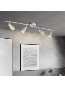 Light depot - LED opbouwspot Alba 4 lichts - 81 cm - aluminium - Outlet