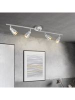 Light depot - LED opbouwspot Alba 4 lichts - 81 cm - aluminium - Outlet - thumbnail