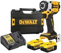 DeWalt dcf921p2t-qw - 18v xr brushless compacte slagsmoersleutel | met frictiering | 1/2" aansluiting | 2x 5.0ah | in tstak - dcf921p2t-qw
